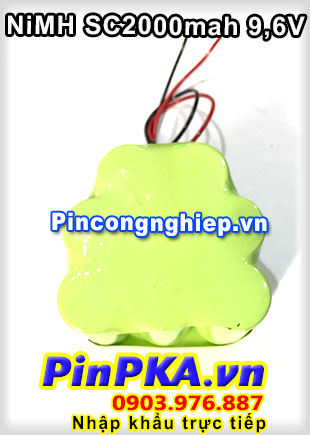 Pin Sạc Khối NIMH SC2000MAH 9,6V