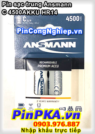 Pin sạc Trung 1,2v NiMh Ansmann C 4500AKKU HR14